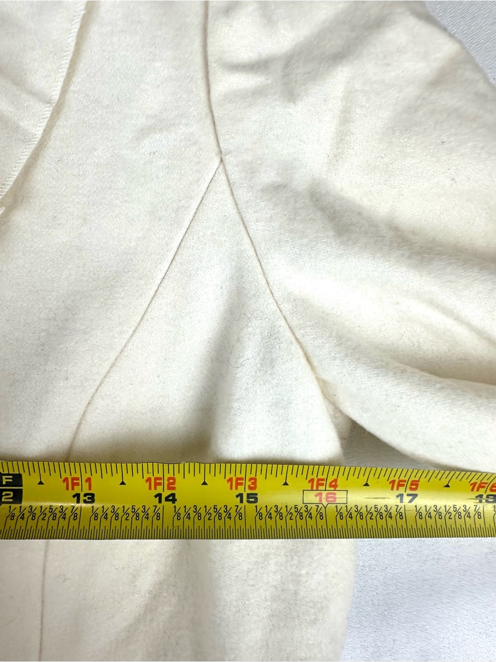 Tabitha Anthropologie Pleated Ruffle Blazer Ivory NWT Neutral Office Feminine - Picture 6 of 7